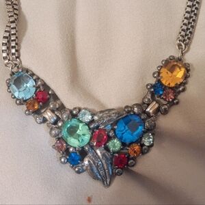 Vintage Czech Sterling Necklace